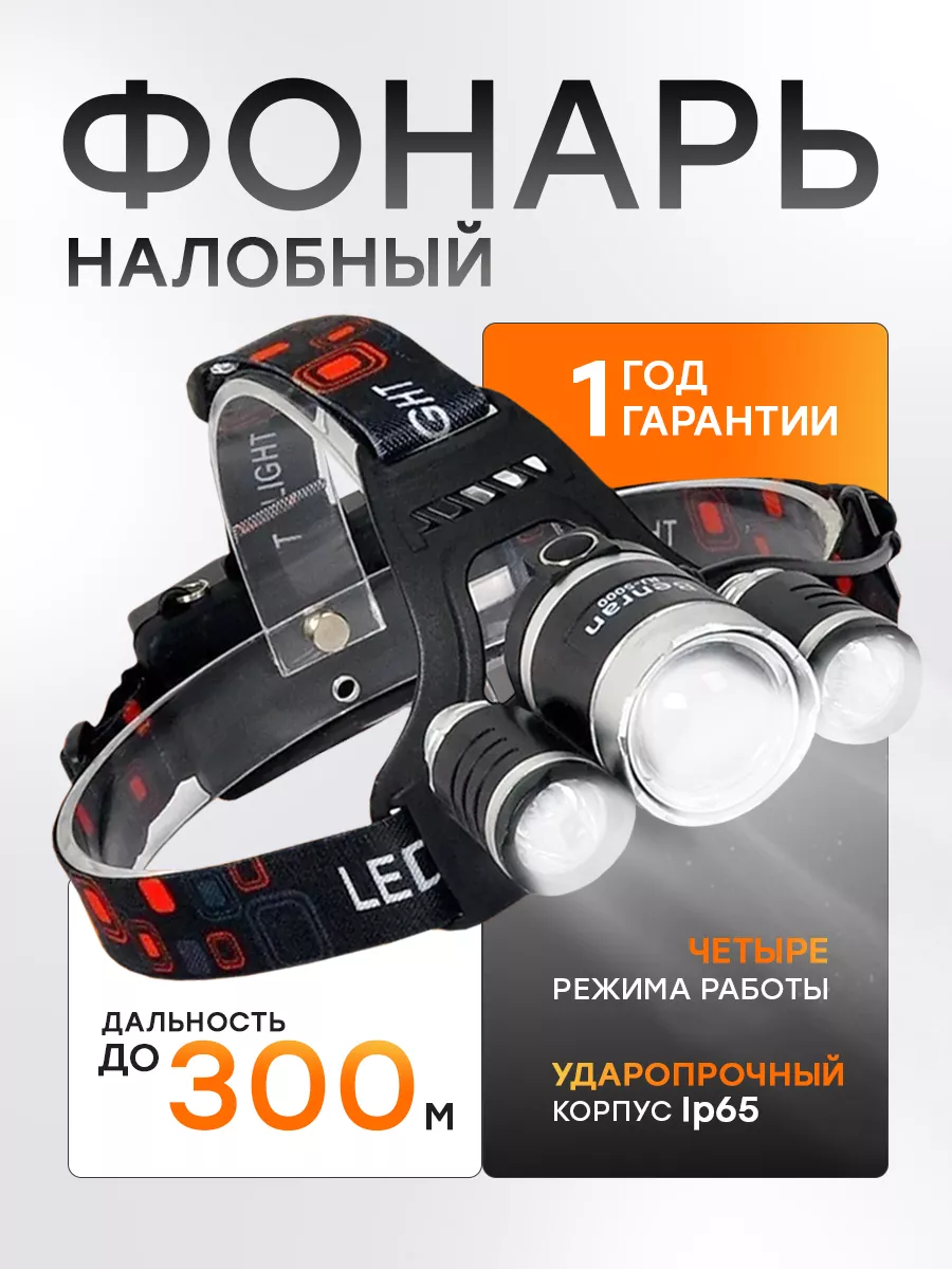 Фонарь налобный...