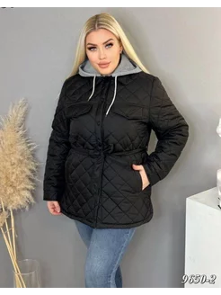 Куртка стеганая демисезонная с капюшоном NEW_SHOP 248373816 купить за 2 910 ₽ в интернет-магазине Wildberries