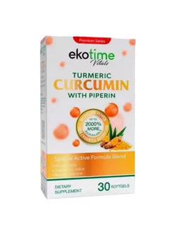 Ekotime Куркумин Curcumin&Piperin пищевая добавка Ekotime Vitals 248377615 купить за 683 ₽ в интернет-магазине Wildberries