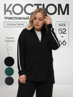 Теплый брючный костюм больших размеров ALRIN 248447554 купить за 3 705 ₽ в интернет-магазине Wildberries