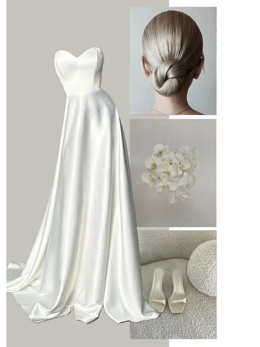 OZEROVA Wedding Dress Свадебное платье белое, белый
