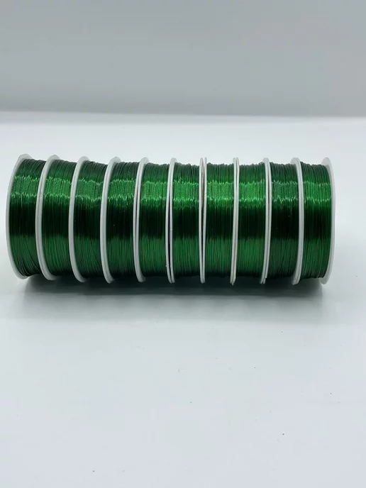 Креативное место Hand Made Проволока для бисера и рукоделия, зеленый, фото 2