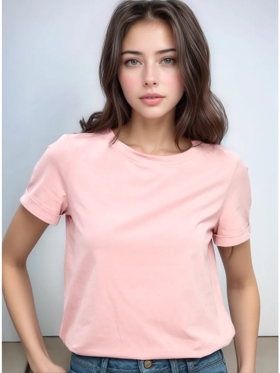 Футболка базовая однотонная