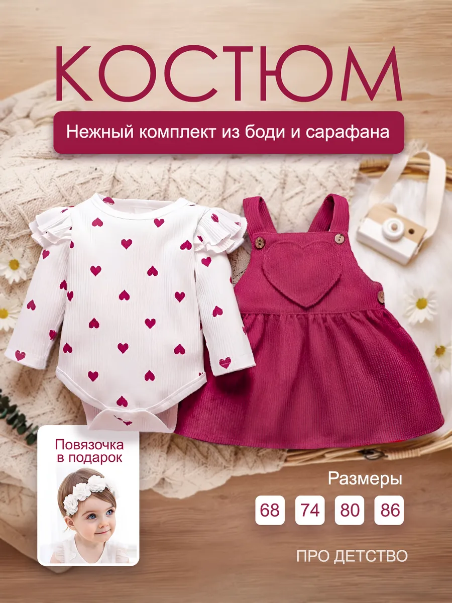 Костюм для новорожденной...