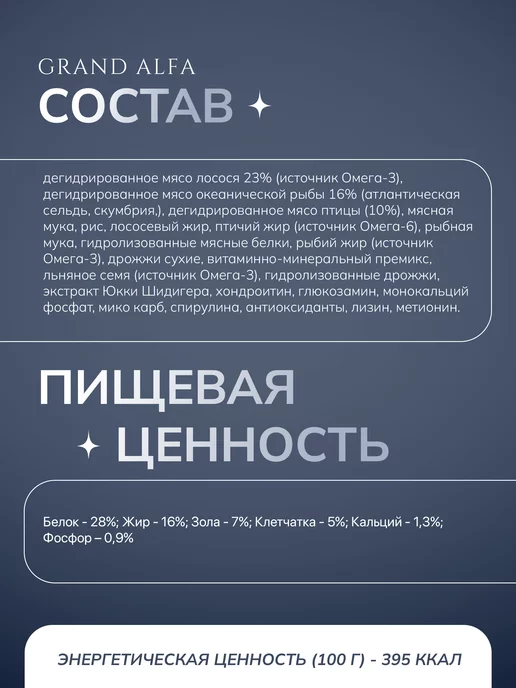 Сухой корм Grand Alfa Гранд Альфа для собак, лосось, 15 кг, фото 2