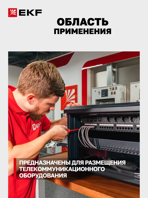 EKF Телеком шкаф настенный 19" TERACOM PRO 6U 600х450 мм серый, 600x450 мм, фото 2