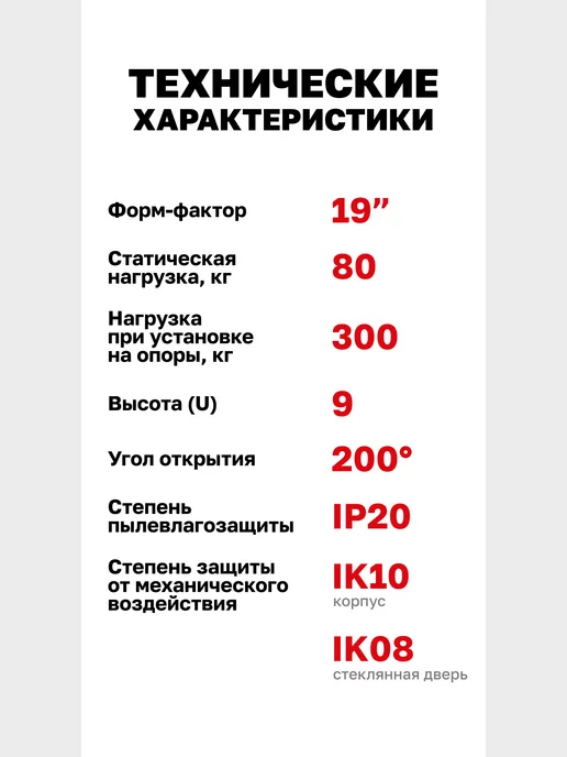 EKF Телеком шкаф настенный 19" TERACOM PRO 9U 600х450 мм серый, 600x450 мм, фото 3