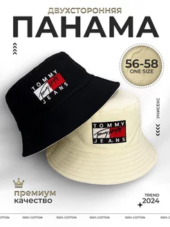 Панама двухсторонняя летняя TOMMY 4сезона 248696195 купить за 456 ₽ в интернет-магазине Wildberries