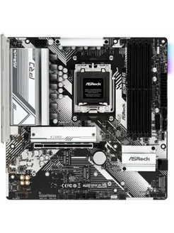 AM5 материнская плата Asrock 4x DDR5-4800Мгц, mATX Asrock 248702224 купить за 14 596 ₽ в интернет-магазине Wildberries