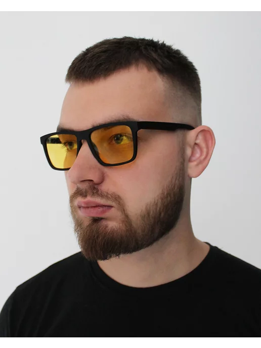 Babilon shop Поляризационные очки для водителя ночью, желтый, фото 7