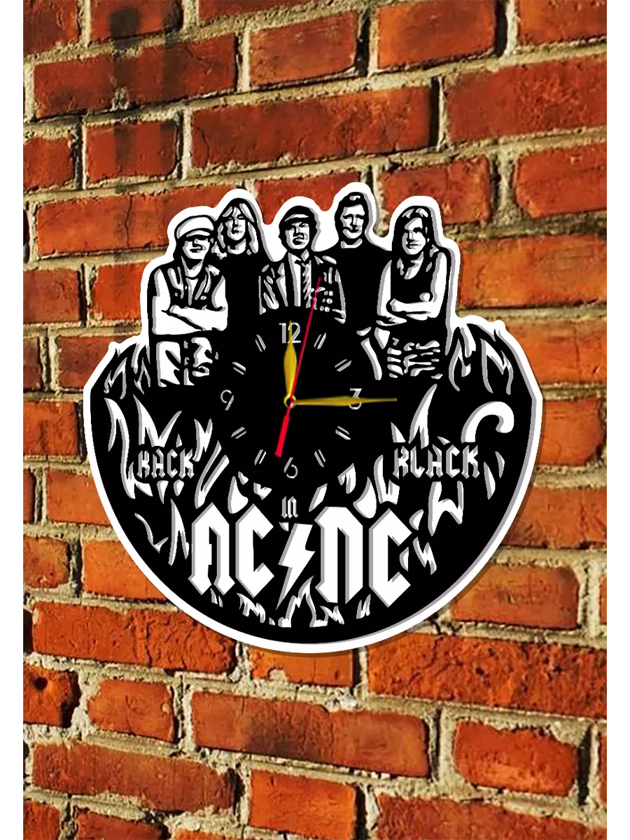 Настенные часы AC/DC, Клифф Уильямс — фото 5