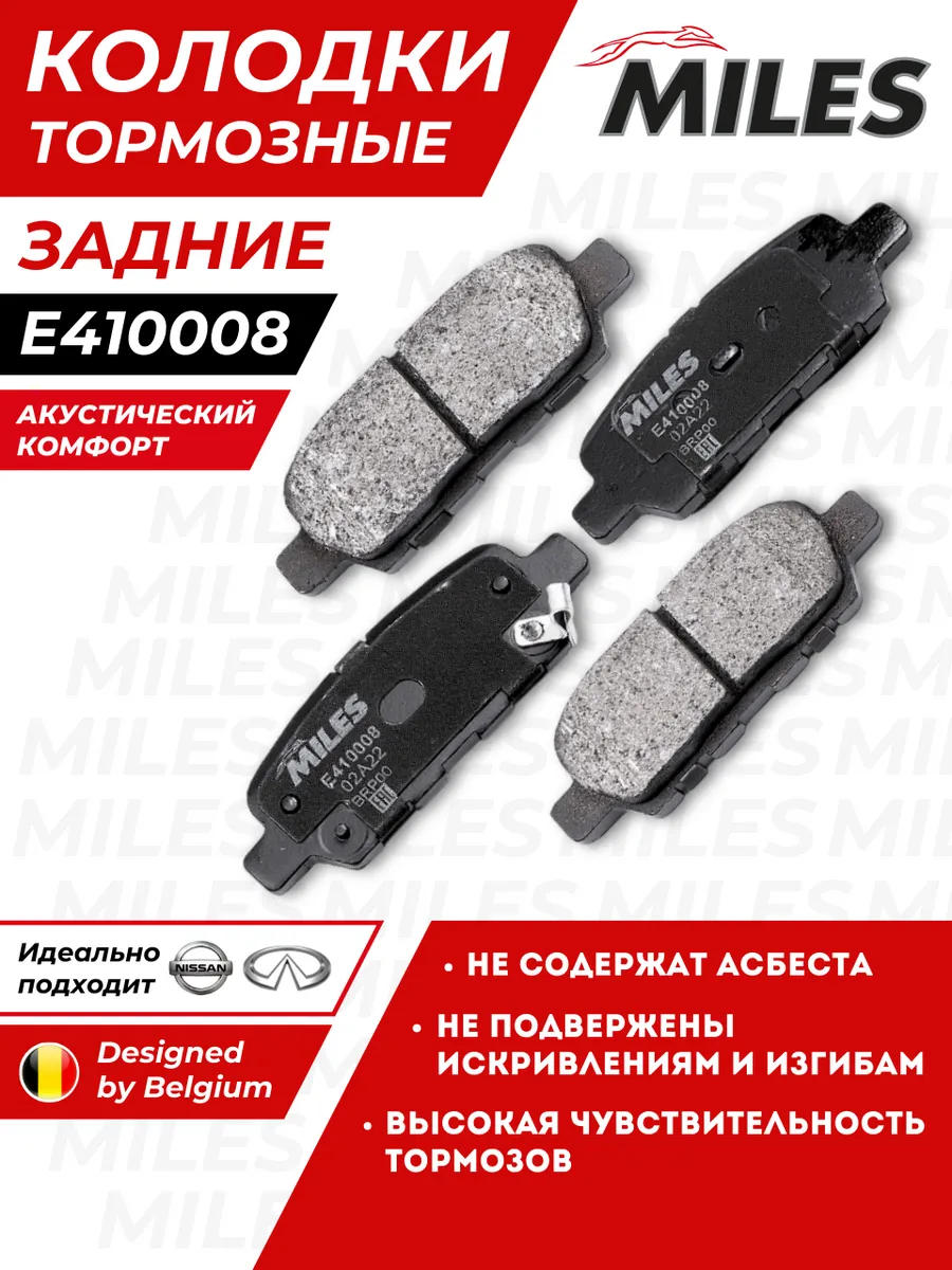 Тормозные Колодки Задние Ниссан Кашкай j10 Х-трейл Т31 Тиида