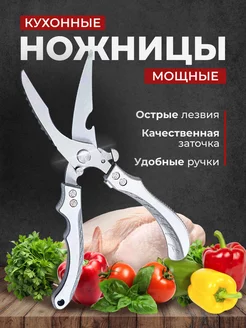 Кухонные ножницы универсальные 248852121 купить за 421 ₽ в интернет-магазине Wildberries