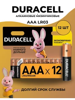 Батарейки мизинчиковые ААА набор DURACELL 248860557 купить за 245 ₽ в интернет-магазине Wildberries