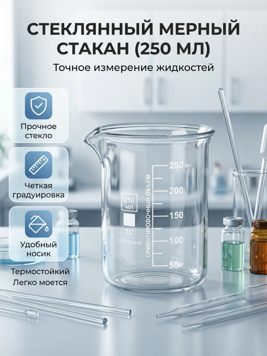 Мерный стакан стекло 250 мл