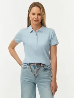 Футболка-поло oodji 248949014 купить за 959 ₽ в интернет‑магазине Wildberries
