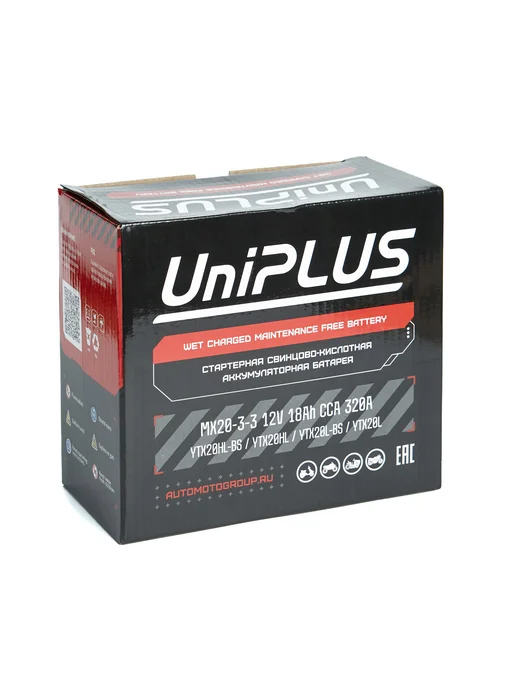 Leoch Battery Inc. Аккумулятор Leoch UniPLUS MX20-3-3 12V 18Ач обр.пол, вариант, фото 2