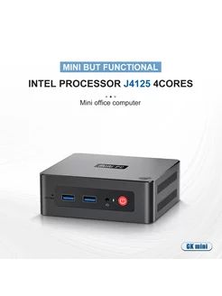 Мини ПК GK Mini Intel J4125 8 ГБ ОЗУ и 128 ГБ SSD Windows 11 Beelink 249066360 купить за 11 265 ₽ в интернет-магазине Wildberries