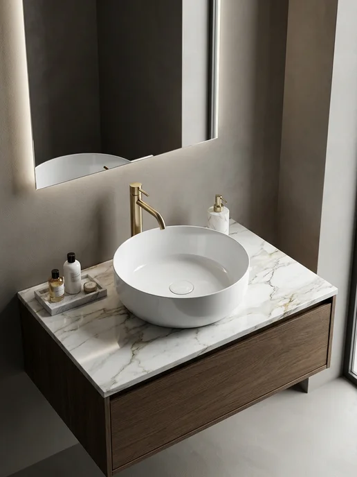 Ceramicanova Раковина накладная в ванную Element, 39х39 см, вариант, фото 7