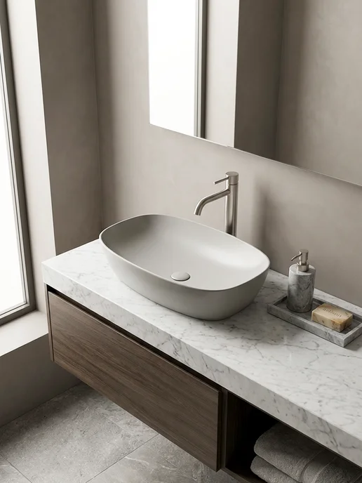 Ceramicanova Раковина в ванную накладная Element 61х38,5 см, вариант, фото 7