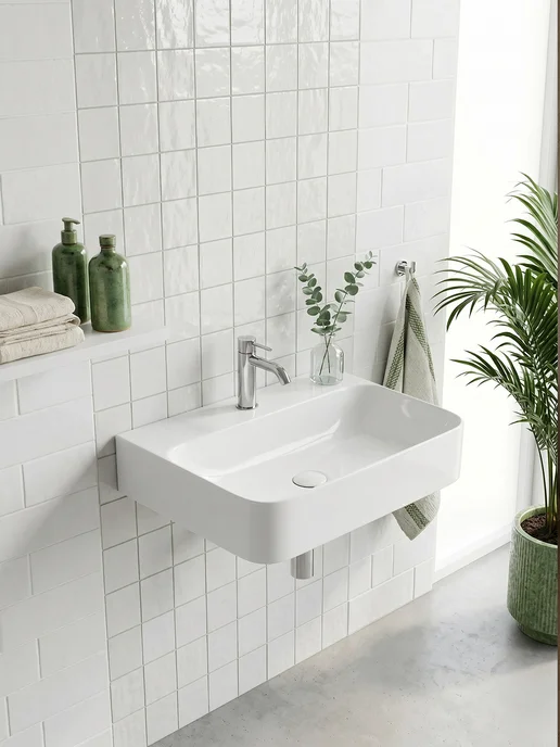 Ceramicanova Раковина в ванную подвесная Aura, 60,5х47 см, 60.5x47 см, фото 8