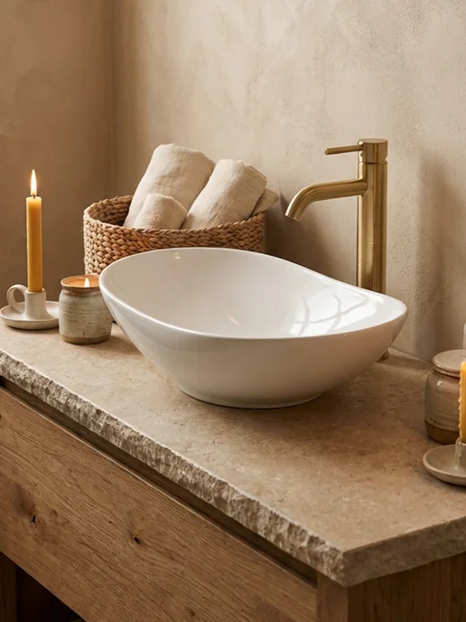 Ceramicanova Раковина накладная в ванную Element 62х36 см, вариант, фото 7