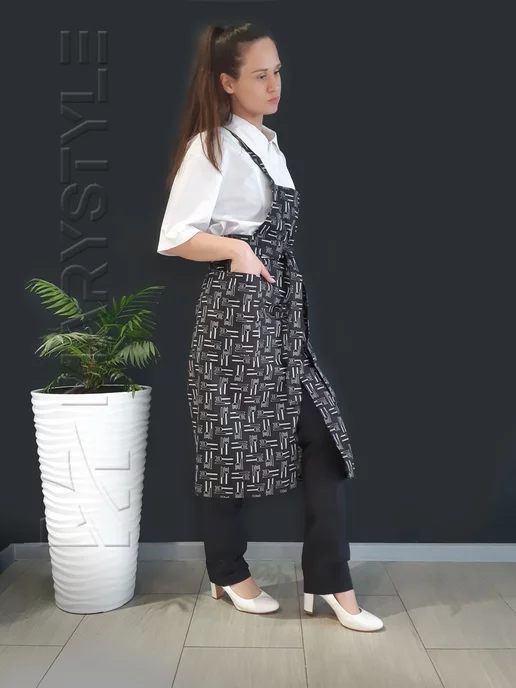 MaryStyle Фартук кухонный, белый, фото 2