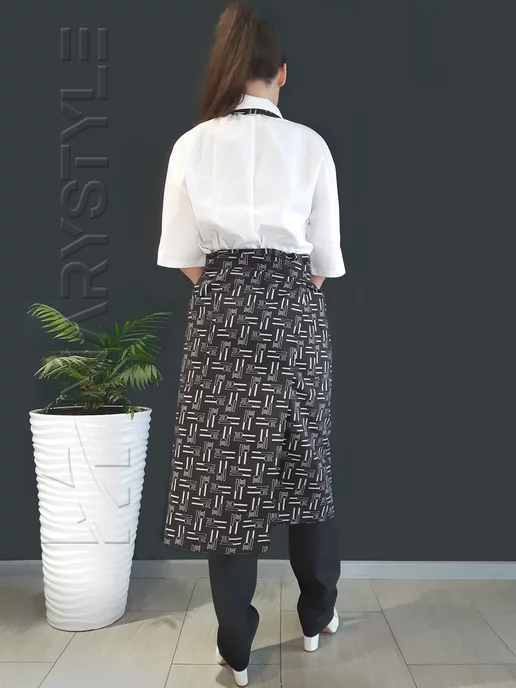 MaryStyle Фартук кухонный, белый, фото 3