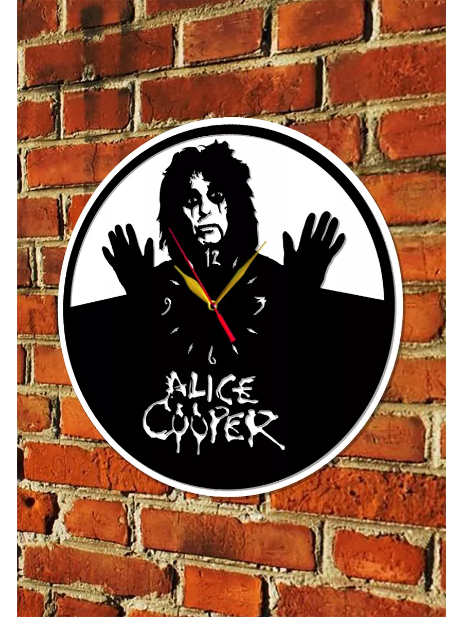 Настенные часы Alice Cooper, Элис Купер, Винсент Фурнье — фото 5