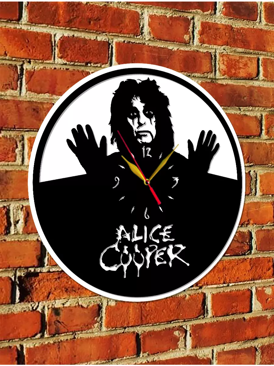 Настенные часы Alice Cooper, Элис Купер, Винсент Фурнье — фото 6