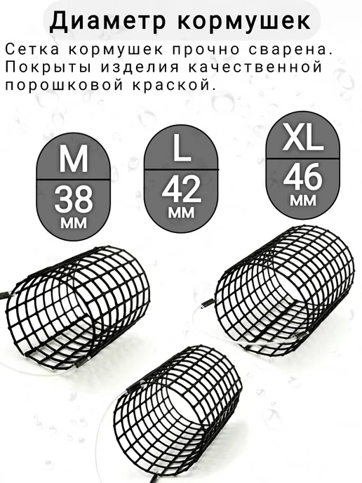 Рыболовная Империя Кормушки для рыбалки закормочные фидерные набор, черный, фото 5