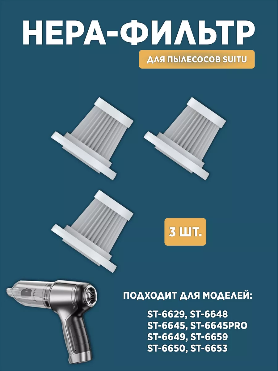 Фильтр для автомобильного пылесоса Suitu Suitu-PRO купить по цене 18,77 р. в интернет-магазине Wildberries в Беларуси | 249138411