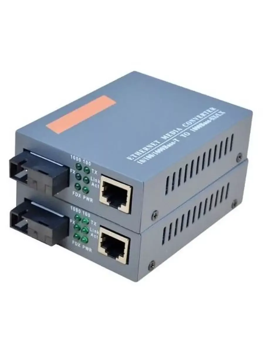 Комплект медиаконвертеров 2шт. А/В 10/100/1000Mbps