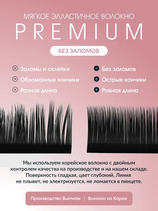 E'CHELLE Ресницы для наращивания изгиб J 0,07 5-12 мм черные Эшель, черный, фото 4