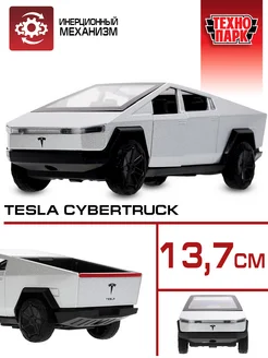 Металлическая инерционная машина tesla cybertruck 13 7см