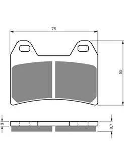 Колодки тормозные 141 S33 кросс TRW MCB683