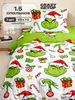 Постельное белье 1.5 спальное 50х70 поплин Гринч Grinch Crazy Getup 494168997 купить за 1 360 ₽ в интернет‑магазине Wildberries