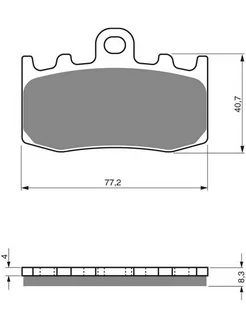 Колодки тормозные 196 S33 кросс TRW MCB748