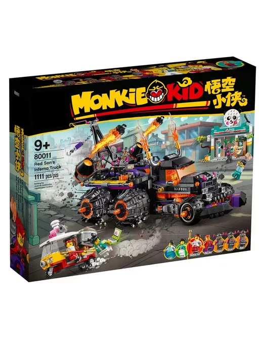 LEGO Конструктор Monkey Boy Огненный грузовик 1153 дет, вариант