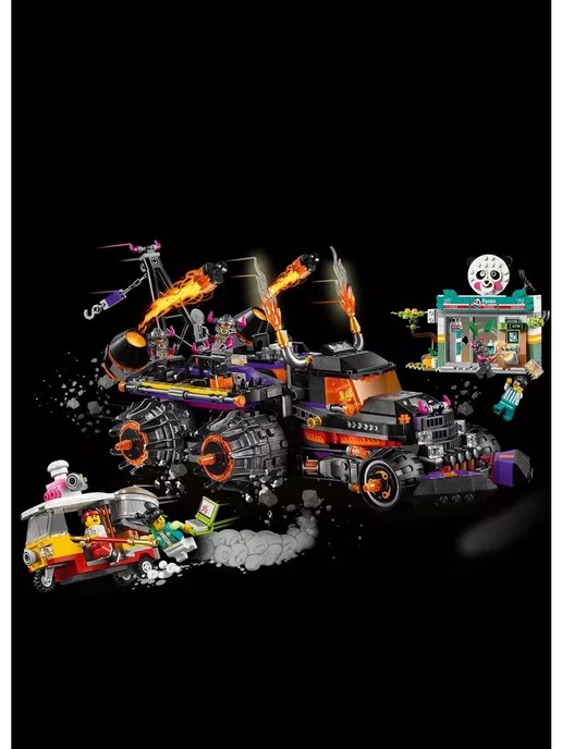 LEGO Конструктор Monkey Boy Огненный грузовик 1153 дет, вариант, фото 2