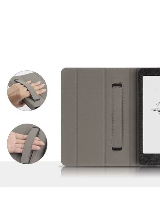 Fanoya Чехол бизнес класса MyPads для ONYX BOOX Nova 2 7.8 с виз, черный, фото 4