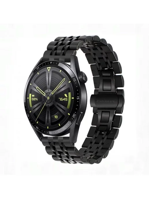 MyPads Сменный ремешок для Samsung Galaxy Watch 3 (45мм), черный