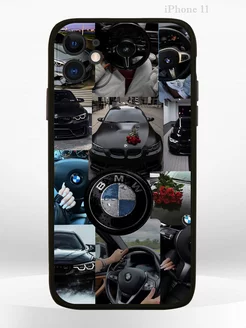 Чехол на iPHONE 11 с принтом коллаж BMW