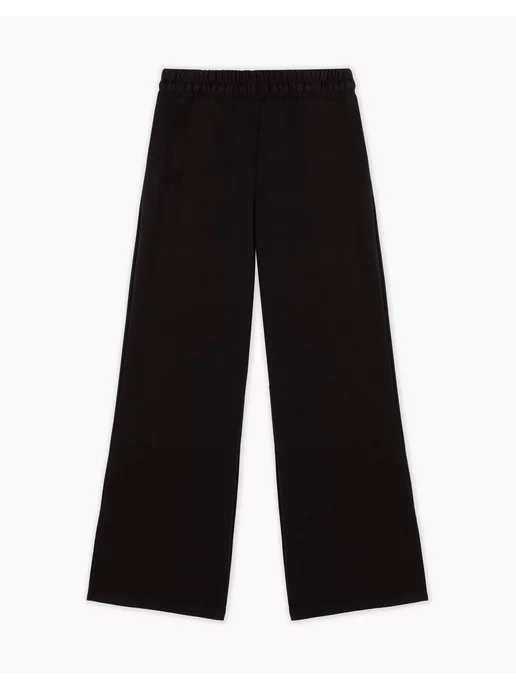 Чёрные школьные брюки Wide leg