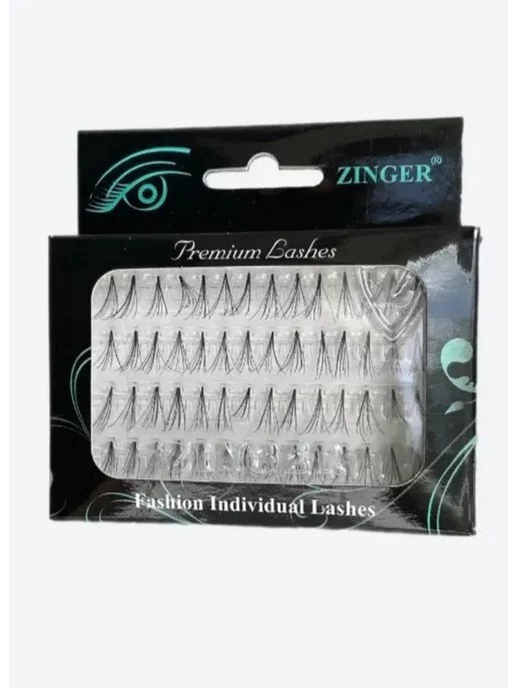ZINGER Ресницы накладные, черный