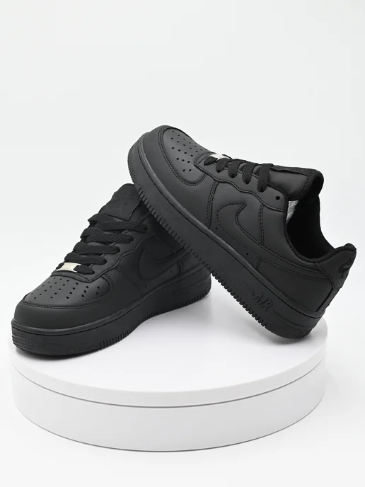 Af1 low all black hotsell