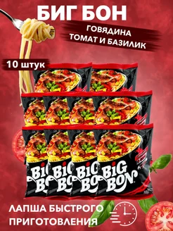 Лапша быстрого приготовления 10шт Big Bon 249456166 купить за 523 ₽ в интернет-магазине Wildberries