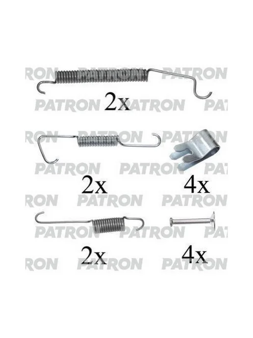 PATRON Комплект монтажный тормозных колодок барабанных CITROEN C2, вариант