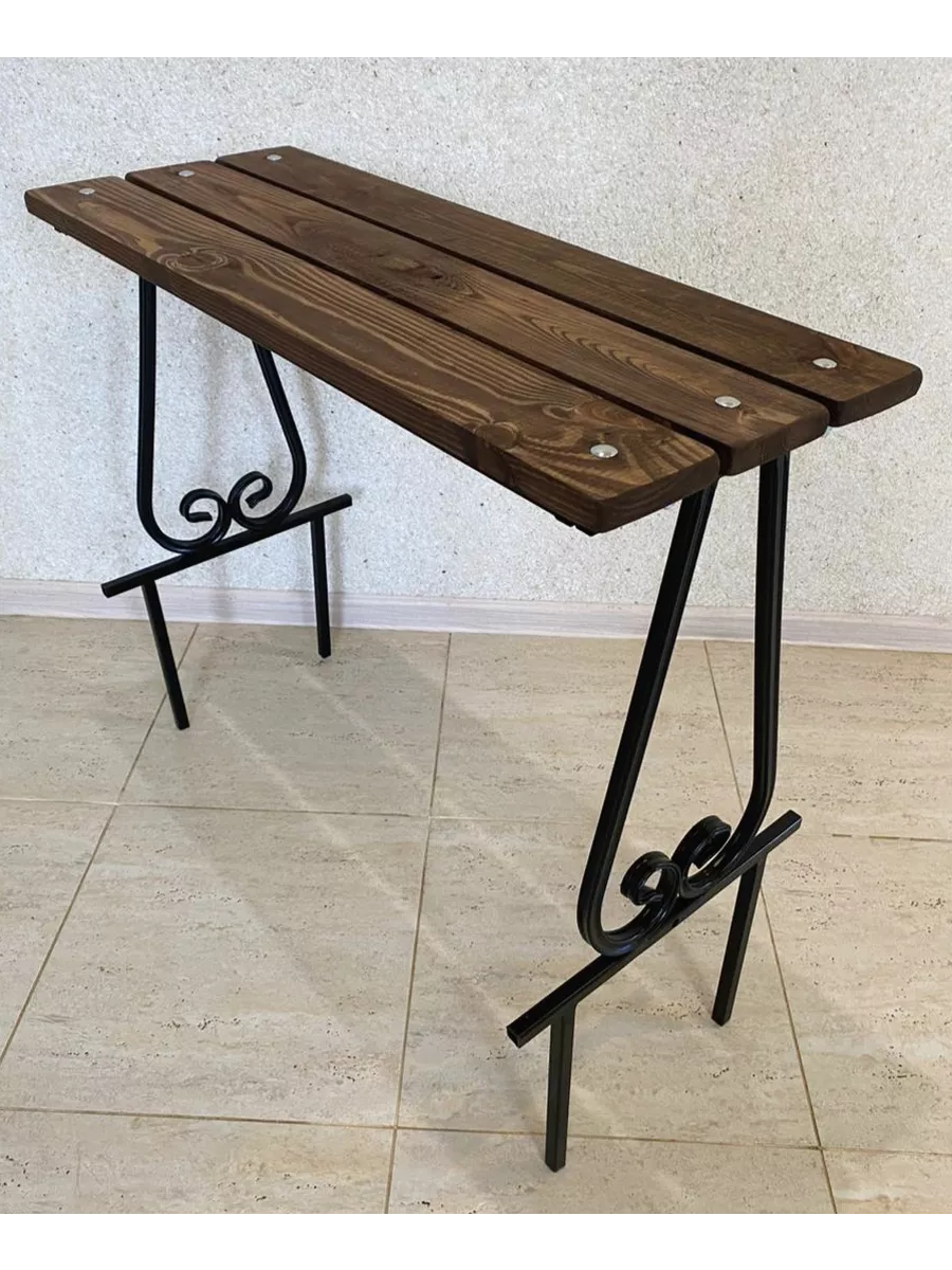 Скамейка садовая ручной работы, 80 см.