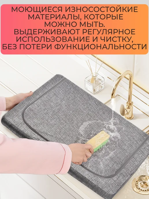 Apevari Большой органайзер для хранения вещей, одежды и белья, серый, фото 6